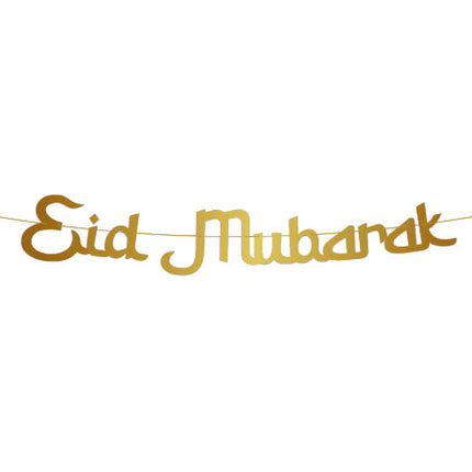 WeFiesta Letterbanner Ramadan Eid Mubarak 2 meter