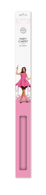 WeFiesta Roze Loper met Plakstrip 450 x 60 cm | Roze Feestloper