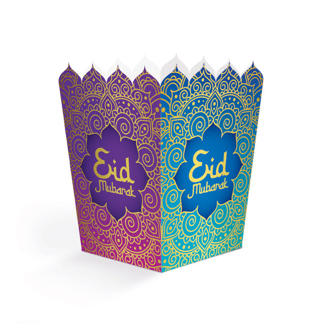WeFiesta Snack Box Ramadan Eid Mubarak 8 stuks