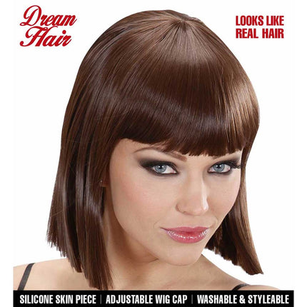 Widmann Milano Party Fashion Dream Hair Noemie Fashion Pruik Bruin