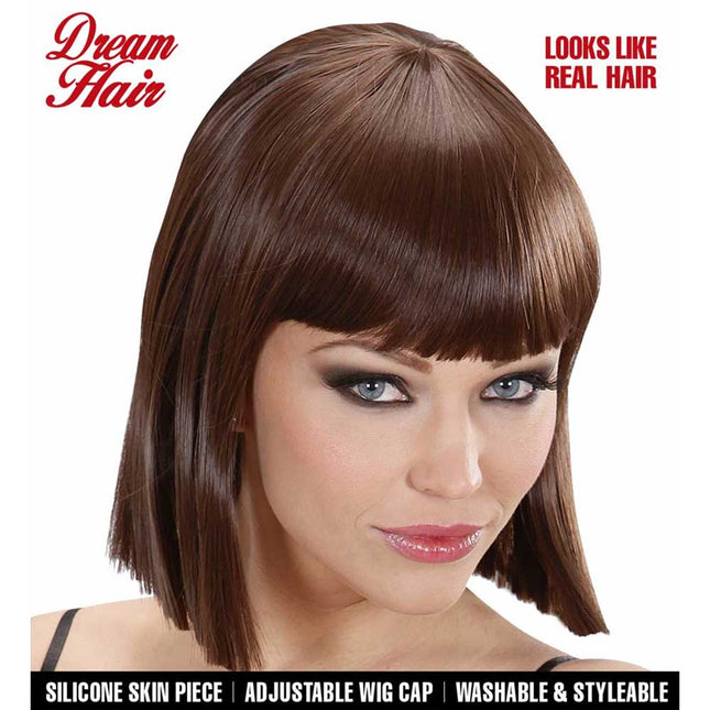 Widmann Milano Party Fashion Dream Hair Noemie Fashion Pruik Bruin