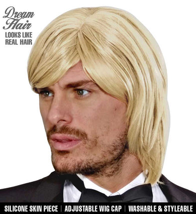 Widmann Milano Party Fashion Dream Hair Pruik Adam Blond