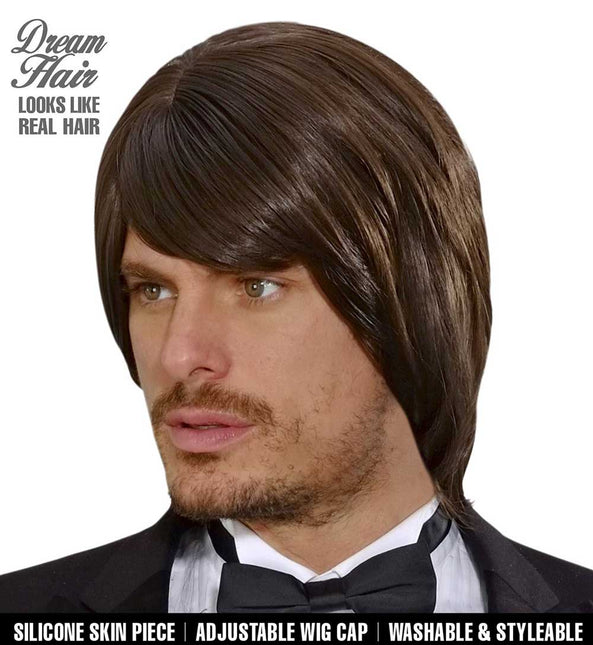 Widmann Milano Party Fashion Dream Hair Pruik Adam Bruin