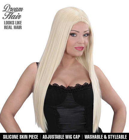 Widmann Milano Party Fashion Dream Hair Pruik Charlene Blond