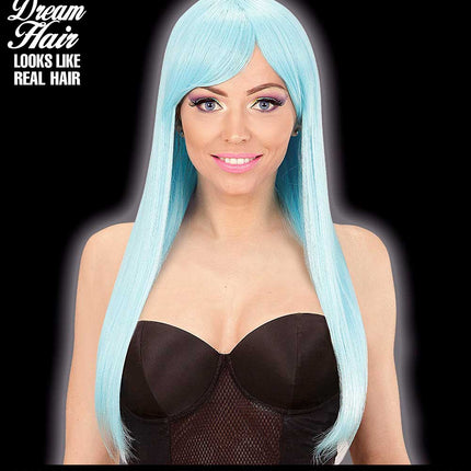 Widmann Milano Party Fashion Dream Hair Pruik Fashion Azuur Blauw