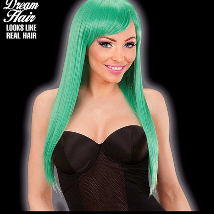 Widmann Milano Party Fashion Dream Hair Pruik Fashion Groen