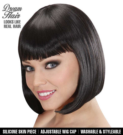 Widmann Milano Party Fashion Dream Hair Pruik Jolie Zwart