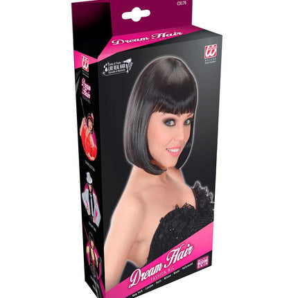 Widmann Milano Party Fashion Dream Hair Pruik Jolie Zwart
