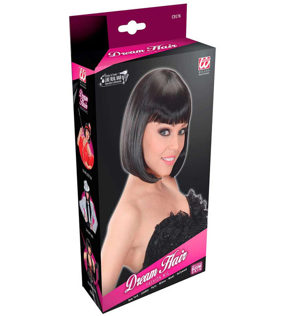 Widmann Milano Party Fashion Dream Hair Pruik Jolie Zwart