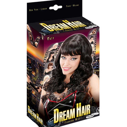 Widmann Milano Party Fashion Dream Hair Pruik Kathy Zwart