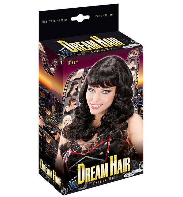 Widmann Milano Party Fashion Dream Hair Pruik Kathy Zwart