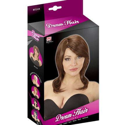 Widmann Milano Party Fashion Dream Hair Pruik Megan Bruin