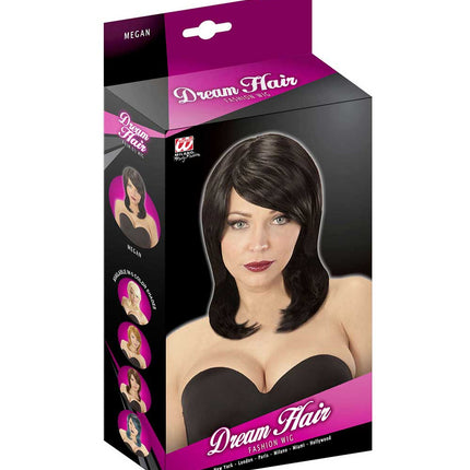 Widmann Milano Party Fashion Dream Hair Pruik Megan Zwart