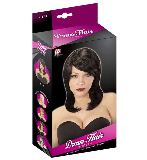 Widmann Milano Party Fashion Dream Hair Pruik Megan Zwart