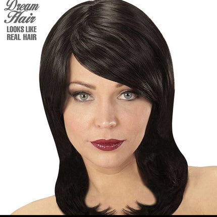 Widmann Milano Party Fashion Dream Hair Pruik Megan Zwart