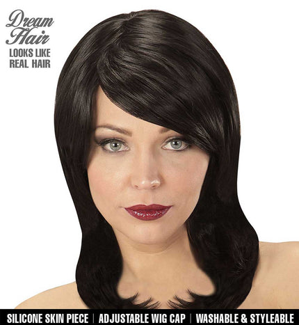 Widmann Milano Party Fashion Dream Hair Pruik Megan Zwart