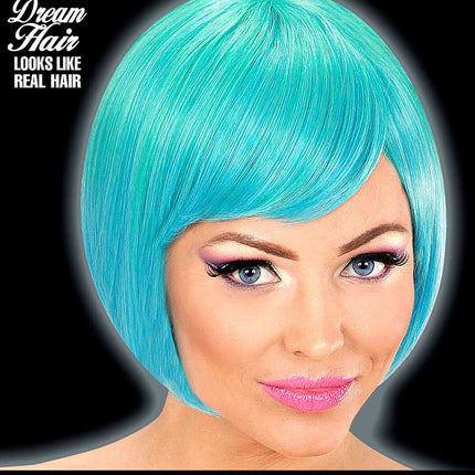 Widmann Milano Party Fashion Dream Hair Pruik Melange Aqua