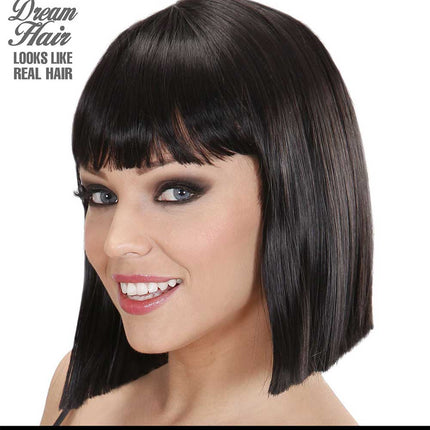 Widmann Milano Party Fashion Dream Hair Pruik Noemie Zwart