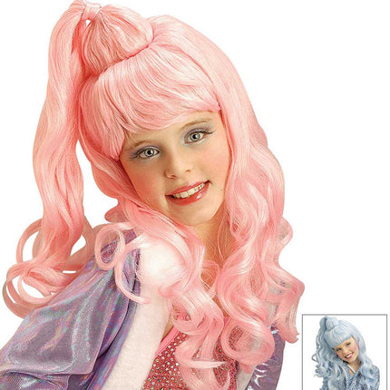 Widmann Milano Party Fashion Kinderpruik Jazz Girls Roze