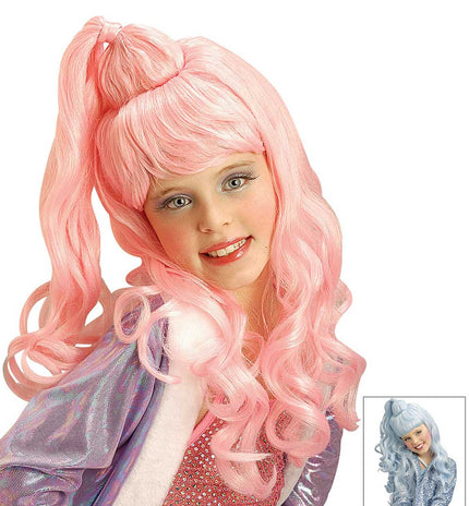 Widmann Milano Party Fashion Kinderpruik Jazz Girls Roze