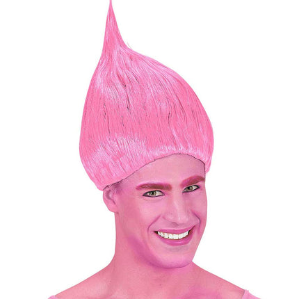 Widmann Milano Party Fashion Roze Trolly Pruik