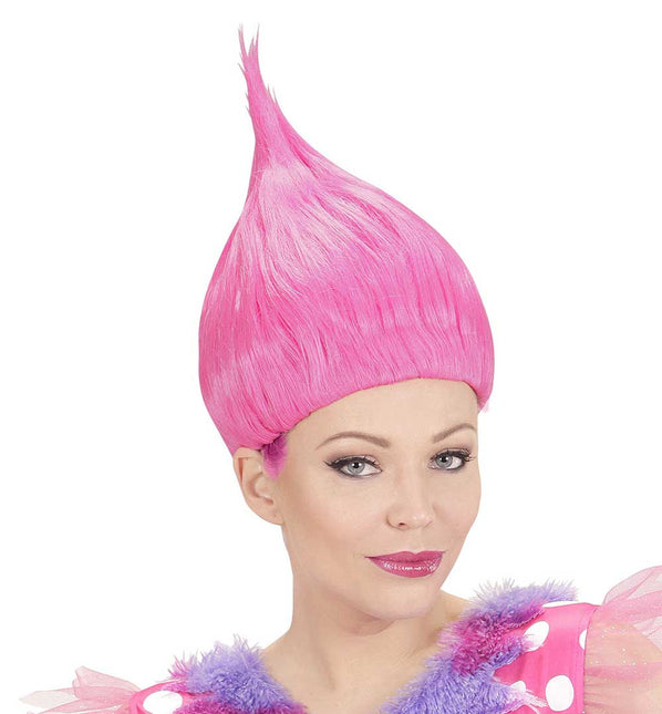 Widmann Milano Party Fashion Roze Trolly Pruik