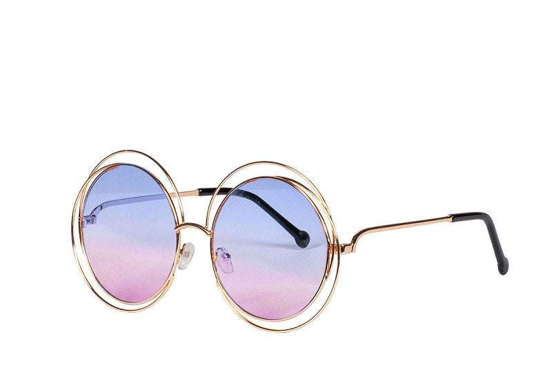 Wilbers & Wilbers Bril Festival Ronde Glazen Paars Blauw