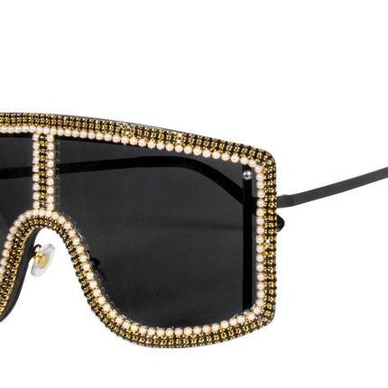 Wilbers & Wilbers Bril Fout Groot Zwart Met Steentjes