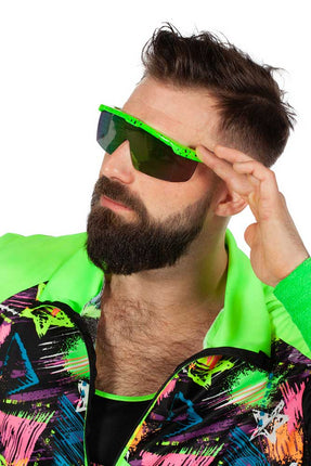 Wilbers & Wilbers Bril Neon Groen 80's