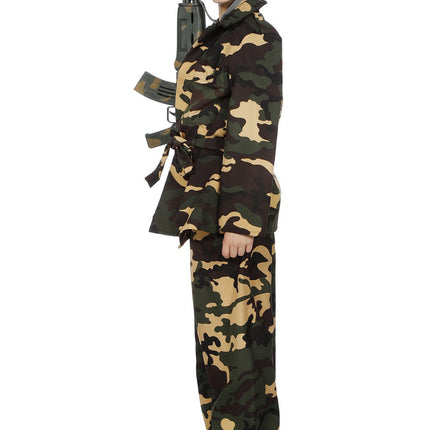 Wilbers & Wilbers Camouflage Soldaat kostuum kind