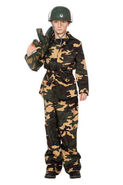 Wilbers & Wilbers Camouflage Soldaat kostuum kind