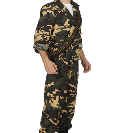 Wilbers & Wilbers Camouflage Soldaat kostuum