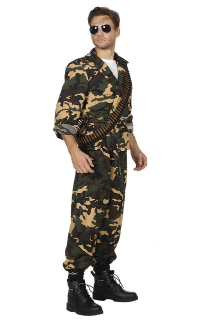 Wilbers & Wilbers Camouflage Soldaat kostuum