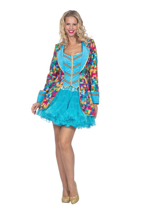 Wilbers & Wilbers Carnavalsjas Puzzelstukjes Dames