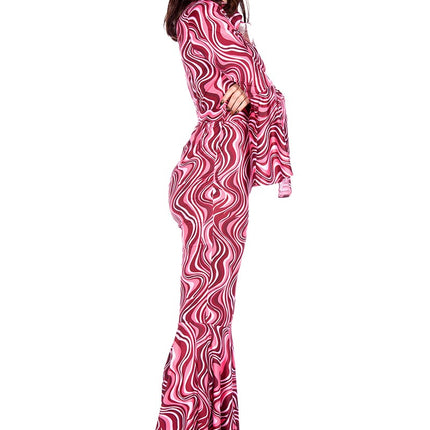 Wilbers & Wilbers Catsuit 70s Roze