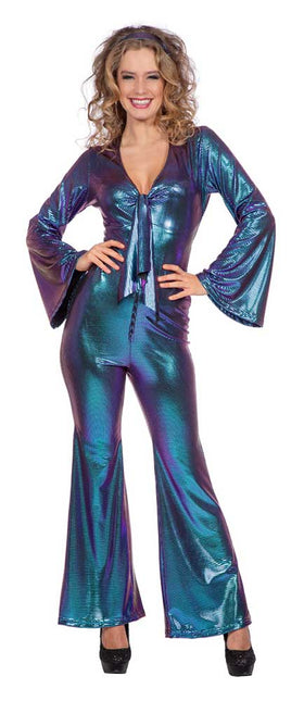 Wilbers & Wilbers Catsuit Disco Paars/Blauw