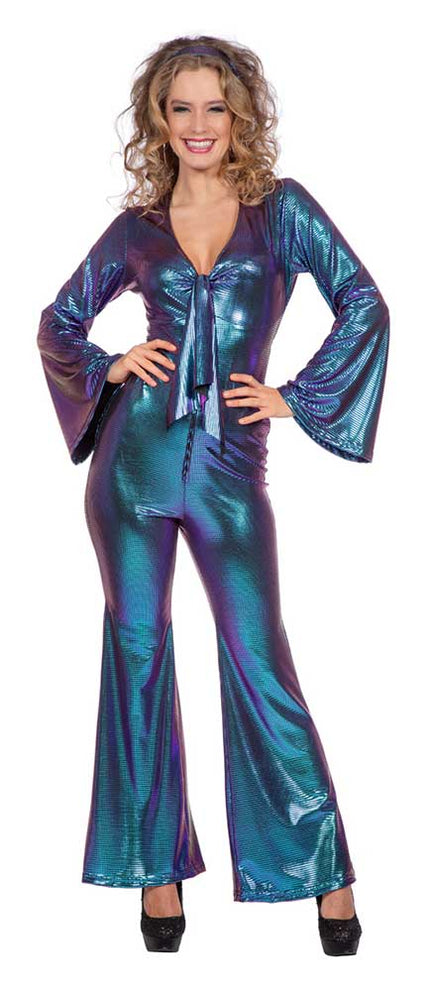 Wilbers & Wilbers Catsuit Disco Paars/Blauw
