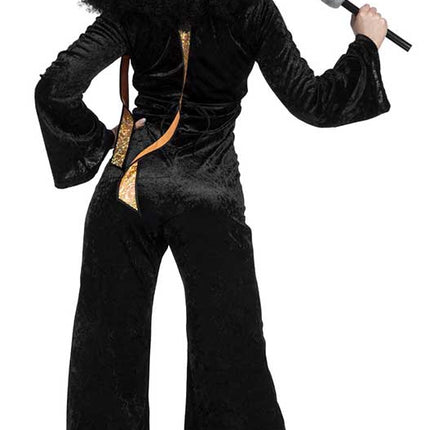 Wilbers & Wilbers Catsuit Disco Zwart/Goud