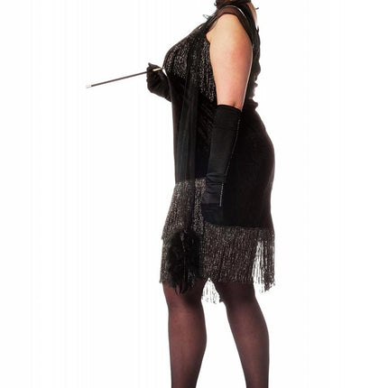 Wilbers & Wilbers Charleston Jurk Plussize Zwart