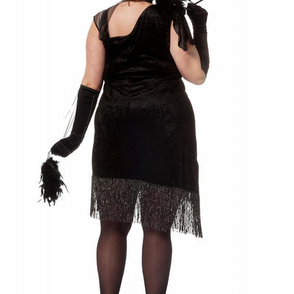 Wilbers & Wilbers Charleston Jurk Plussize Zwart