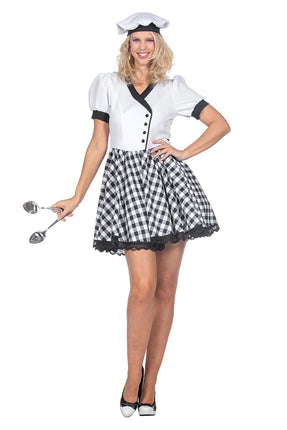 Wilbers & Wilbers Chef Kok Kostuum Dames