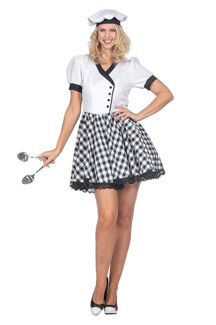 Wilbers & Wilbers Chef Kok Kostuum Dames