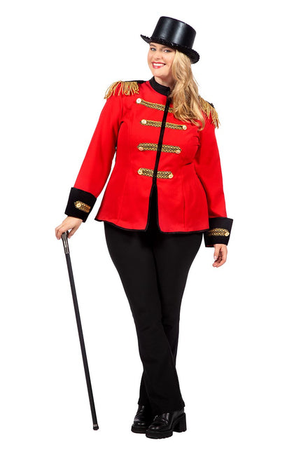 Wilbers & Wilbers Circus Jas Dames Rood
