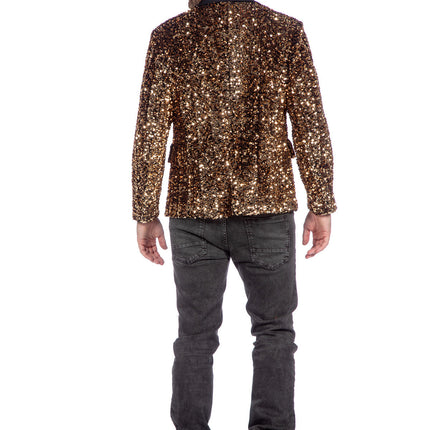 Wilbers & Wilbers Colbert Luxe Pailletten Goud Heren