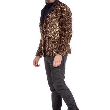 Wilbers & Wilbers Colbert Luxe Pailletten Goud Heren