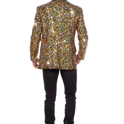 Wilbers & Wilbers Colbert Luxe Pailletten Zwart Goud Zilver Heren