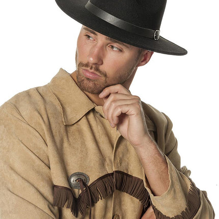 Wilbers & Wilbers Cowboyhoed Wolvilt Zwart