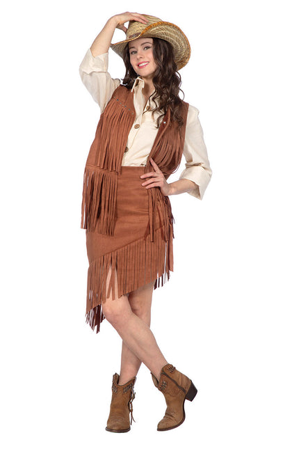 Wilbers & Wilbers Cowgirl Set Bruin Dames