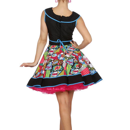 Wilbers & Wilbers Dames Pop-Art Jurkje