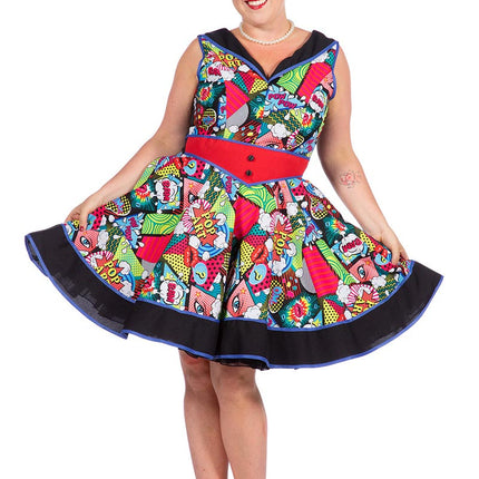 Wilbers & Wilbers Dames Pop-Art Jurkje
